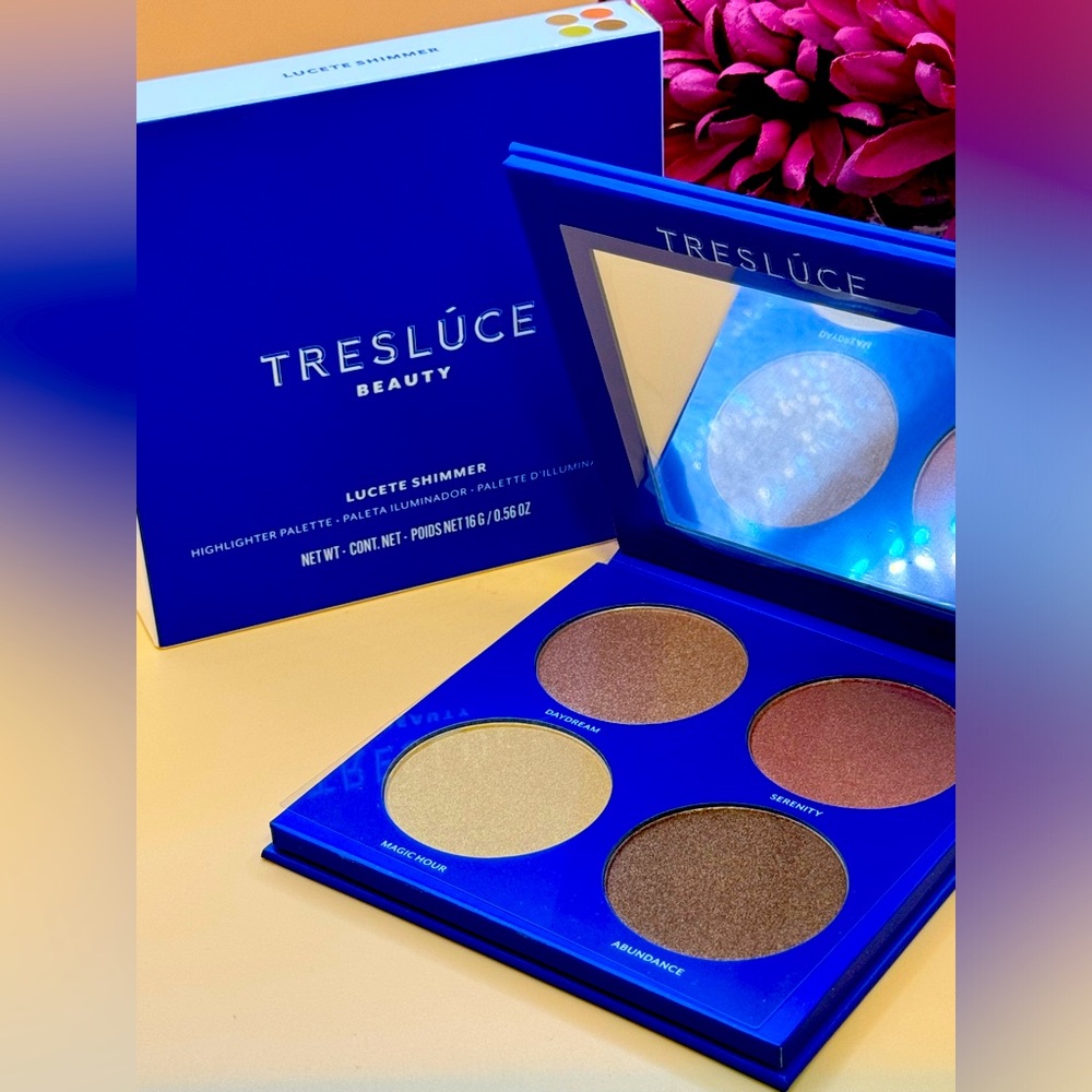 Nib tresluce beauty lucete shimmer highlighter palette